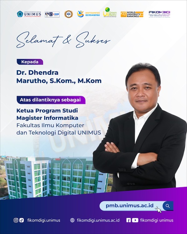 Resmi Dilantik! Dr. Dhendra Marutho Pimpin Magister Informatika Unimus Menuju Episentrum Talenta Digital Berbasis Riset